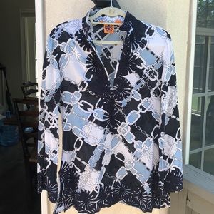 Tory Burch summer weight tunic size 10
